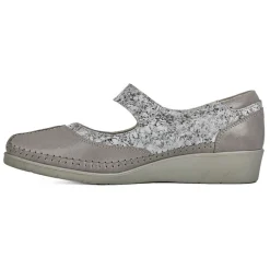Chaussures Confort|LADY CONFORT Ballerines Confort Femme Argente A Brides