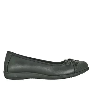 Chaussures Confort|SCALINA Ballerines Confort Femme Noir A Noeud