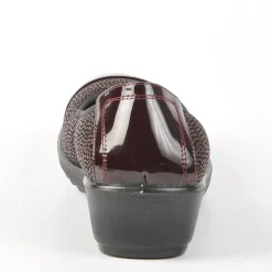 Chaussures Confort|LADY CONFORT Ballerines Femme Bordeaux Vernies