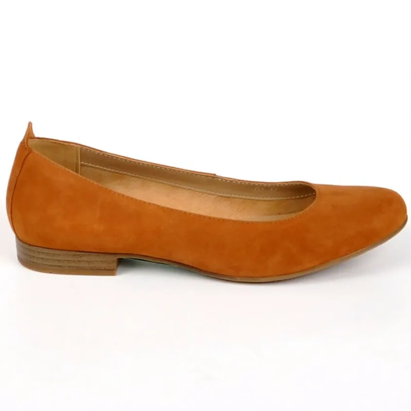 Ballerines|TIPO ALTO Ballerines Femme Camel Cuir