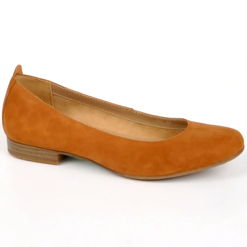 Ballerines|TIPO ALTO Ballerines Femme Camel Cuir