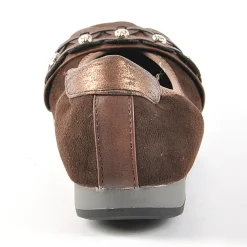 Chaussures Confort|SCALINA Ballerines Femme Marron