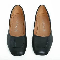 Ballerines|VICE VERSA Ballerines Femme Noir A Bout Carre