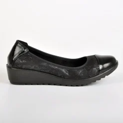 Chaussures Confort|SCALINA Ballerines Femme Noir Ultra-Leger Lady Confort