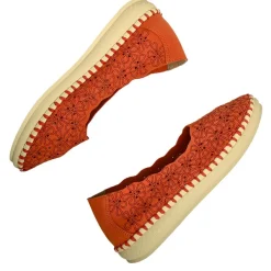 Chaussures Confort|SCALINA Ballerines Femme Orange