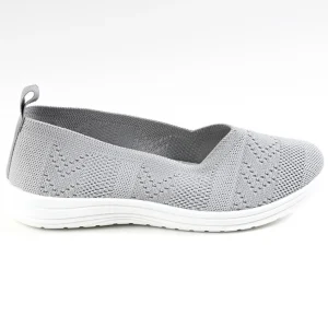 Chaussures Confort|SCALINA Ballerines Femme Gris