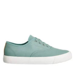 Baskets, Sneakers|STREET LIFE Baskets / Tennis En Toile Vert Lacets Elastiques