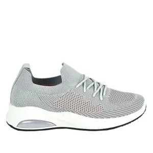 Baskets, Sneakers|GAMSTAR Baskets Chaussettes Femme Gris