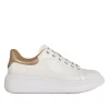 Baskets, Sneakers|STREET LIFE Baskets Compensees Femme Blanc Ivoire
