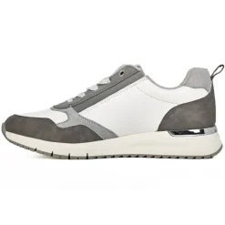 Chaussures Confort|SCALINA Baskets Confort Femme Blanc Fermeture Eclair