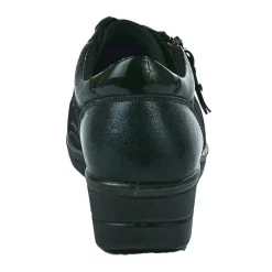 Chaussures Confort|LADY CONFORT Baskets Confort Femme Noir