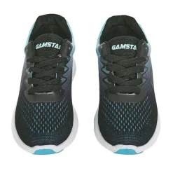 Baskets, Sneakers|GAMSTAR Baskets De Sport Femme Bleu Et Noir