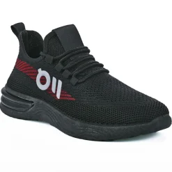 Baskets, Sneakers|GAMSTAR Baskets De Sport Homme En Maille Noire