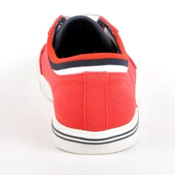 Baskets, Sneakers|STREET LIFE Baskets En Toile Homme Rouge