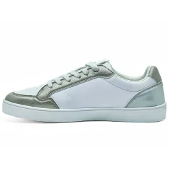 Baskets, Sneakers|STREET LIFE Baskets Femme Blanc Et Dore