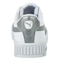 Baskets, Sneakers|PUMA Baskets Femme Blanc Carina 2.0 Shine
