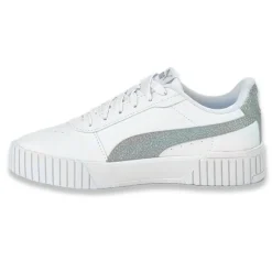 Baskets, Sneakers|PUMA Baskets Femme Blanc Carina 2.0 Shine