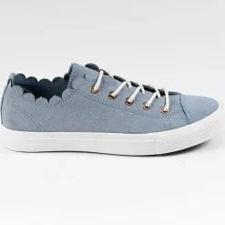 Baskets, Sneakers|STREET LIFE Baskets Femme Bleu A Bord Croque