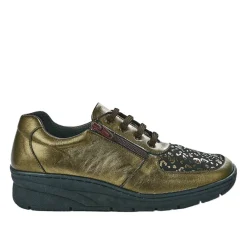 Chaussures Confort|LADY CONFORT Baskets Femme Bronze