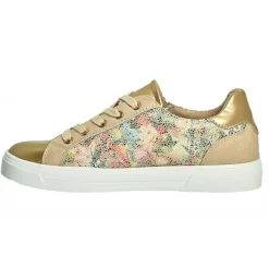 Chaussures Confort|SCALINA Baskets Femme Dore