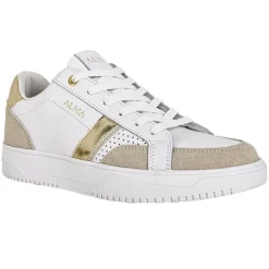 Baskets, Sneakers|ALMA Baskets Femme En Cuir Blanc