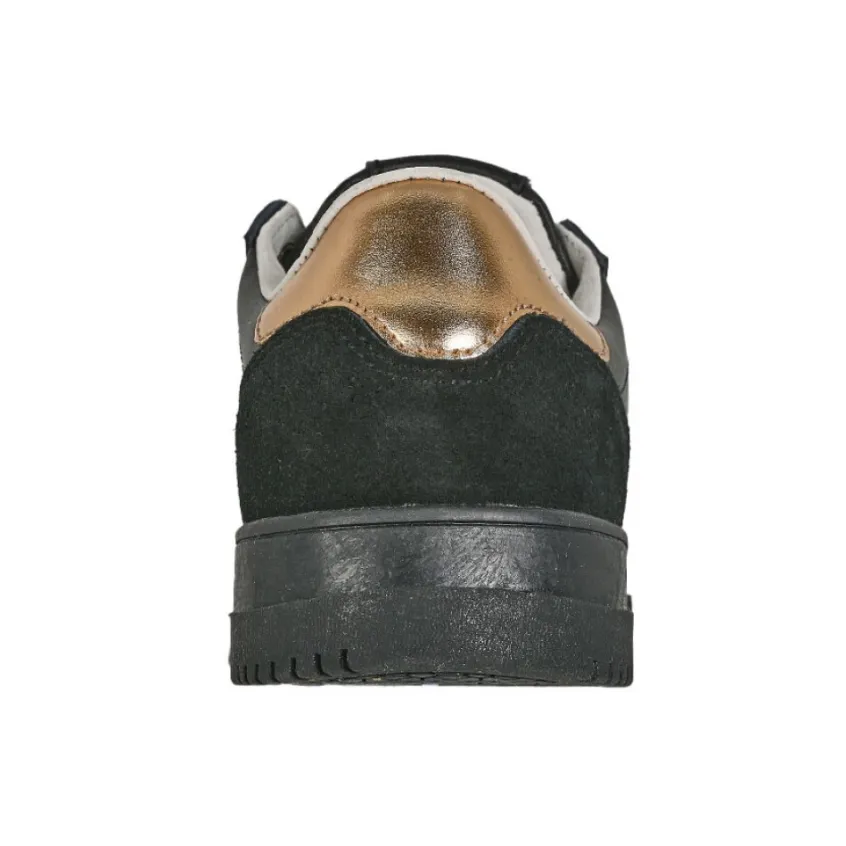 Baskets, Sneakers|ALMA Baskets Femme En Cuir Noir