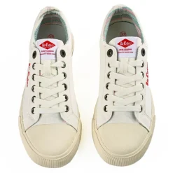 Baskets, Sneakers|LEE COOPER Baskets Femme En Toile Blanche