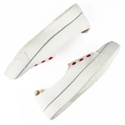 Baskets, Sneakers|STREET LIFE Baskets Femme En Toile Blanche