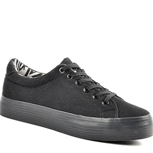 Baskets, Sneakers|ADEIA Baskets Femme En Toile Noire