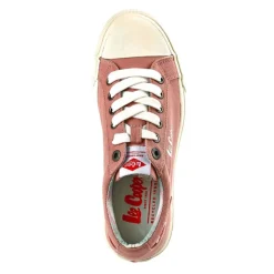 Baskets, Sneakers|LEE COOPER Baskets Femme En Toile Rose