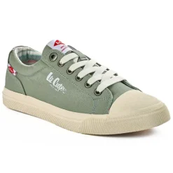 Baskets, Sneakers|LEE COOPER Baskets Femme En Toile Verte