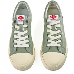 Baskets, Sneakers|LEE COOPER Baskets Femme En Toile Verte