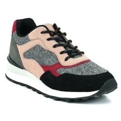 Baskets, Sneakers|STREET LIFE Baskets Femme Gris Et Rose