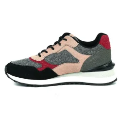 Baskets, Sneakers|STREET LIFE Baskets Femme Gris Et Rose