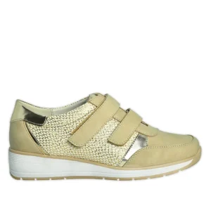 Chaussures Confort|LADY CONFORT Baskets Femme Rose