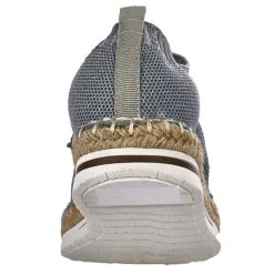 Baskets, Sneakers|STREET LIFE Baskets Femme Maille Grise Lacets Elastiques