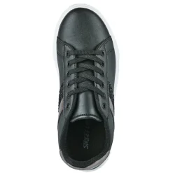 Baskets, Sneakers|STREET LIFE Baskets Femme Noir A Paillettes