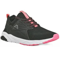 Baskets, Sneakers|KAPPA Baskets Femme Noir Et Rose San Puerto