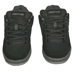Baskets, Sneakers|STREET LIFE Baskets Homme Aspect Velours Cardiff Noir
