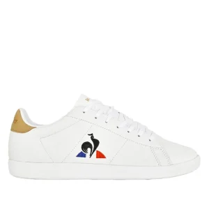 Baskets, Sneakers|LE COQ SPORTIF Baskets Homme En Cuir Blanc Courtset
