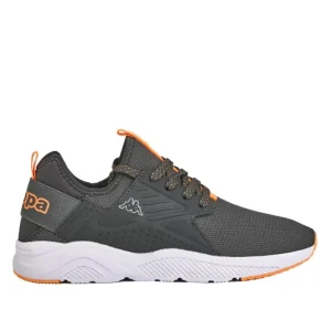 Baskets, Sneakers|KAPPA Baskets Homme Gris Et Orange San Puerto