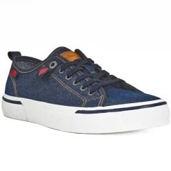 Baskets, Sneakers|LEE COOPER Baskets Homme Bleu Jean