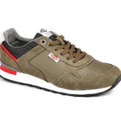 Baskets, Sneakers|LEE COOPER Baskets Homme Sneakers Kaki
