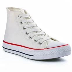 Baskets, Sneakers|STREET LIFE Baskets Montantes Femme Blanc