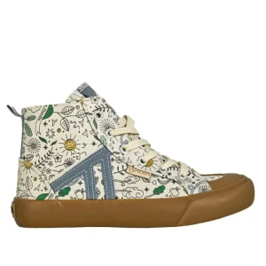 Baskets, Sneakers|ALMA PLANETE Baskets Montantes Femme Beige A Motifs Alma