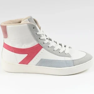 Baskets, Sneakers|STREET LIFE Baskets Montantes Femme Blanc