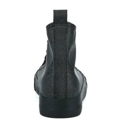 Baskets, Sneakers|STREET LIFE Baskets Montantes Femme En Toile Noire