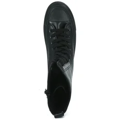 Baskets, Sneakers|STREET LIFE Baskets Montantes Femme Noir