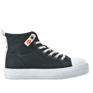 Baskets, Sneakers|LEE COOPER Baskets Montantes Femme Noir