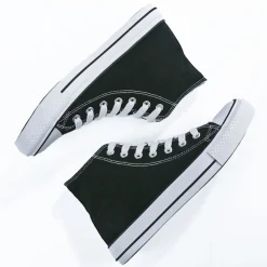 Baskets, Sneakers|STREET LIFE Baskets Montantes Femme Toile Noire